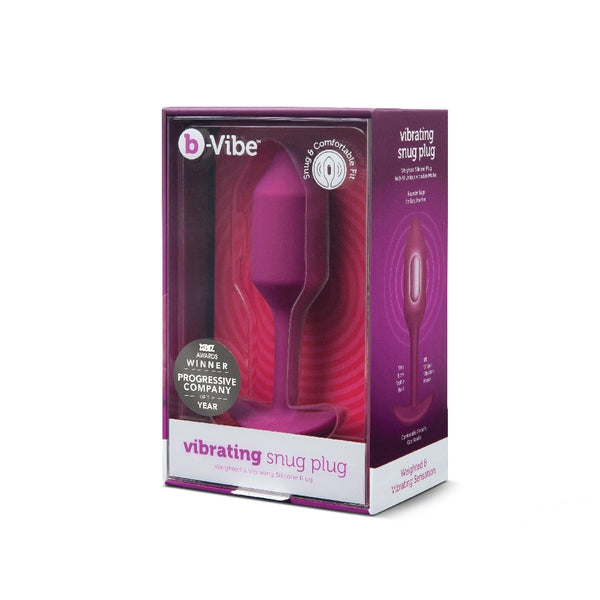 VIBRATING SNUG PLUG 2 - ROSE