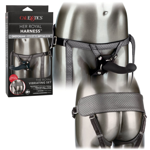 Her Royal Harness™ The Royal Vibrating Set CALIFORNIA EXOTIC