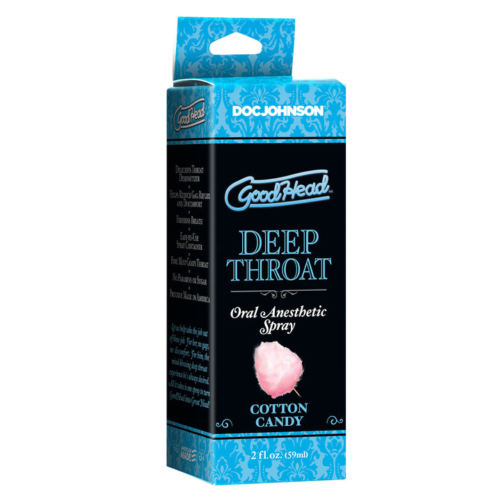 DEEP THROAT SPRAY 2OZ - COTTON CANDY