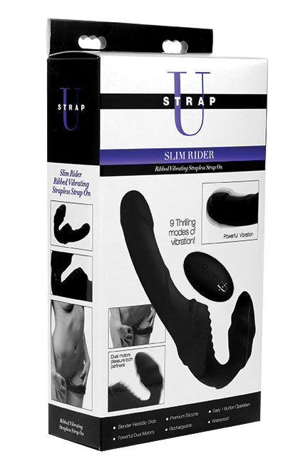 PRO RIDER 9X VIBRATING STRAPLESS STRAP-ON W/ REMOTE CONTROL