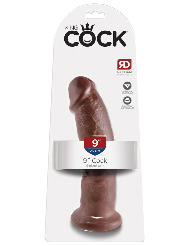 9" COCK - BROWN