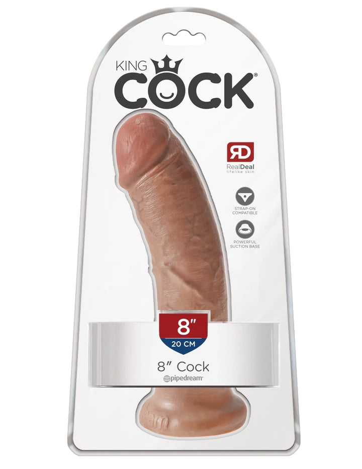 8" COCK - TAN