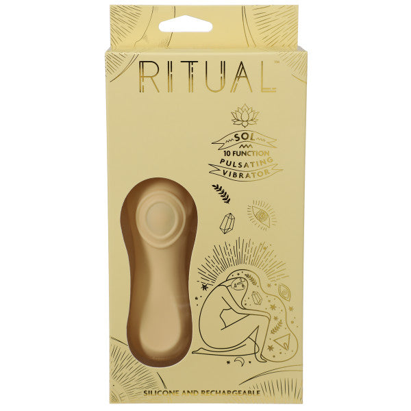 Ritual Sol Rechargeable Silicone Pulsating Vibe DOC JOHNSON ENTERPRISES