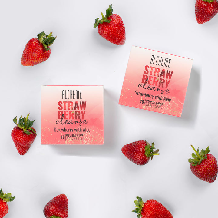 STRAWBERRY - CLEANSE WIPE 16CT