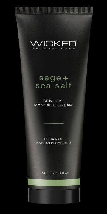 SAGE + SEA SALT MASSAGE CREAM 4 OZ