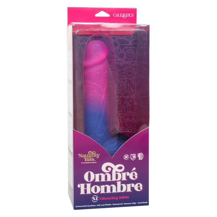 OMBRÉ HOMBRE XL VIBRATING DILDO