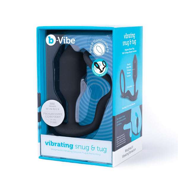 B - Vibe Vibrating Snug & Tug M Black - ANAL PLAY - Brazzers Toys